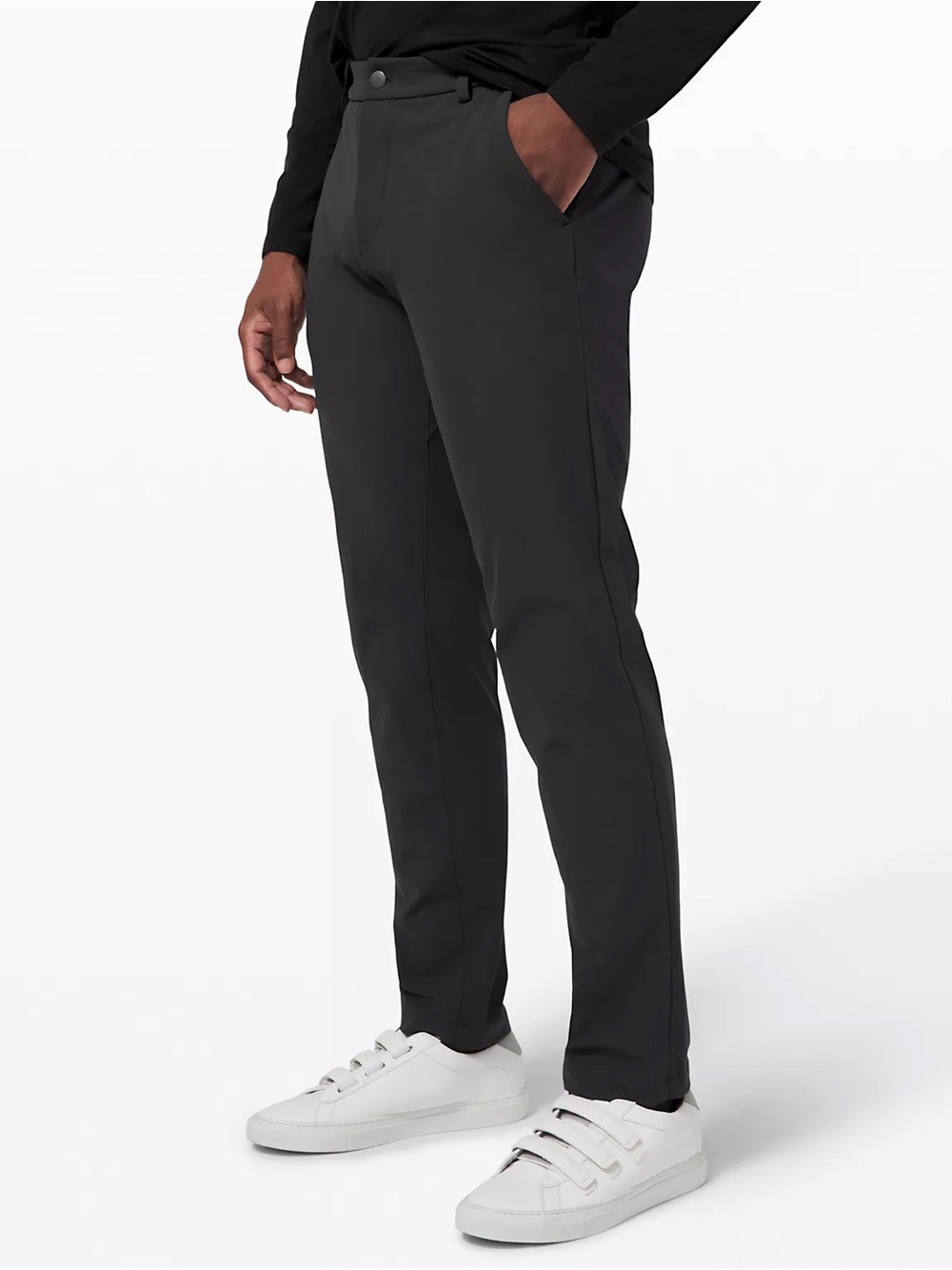lululemon athletica Black Slim Performance Chinos